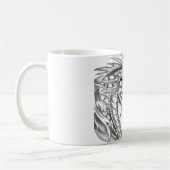 Mug de café chaud au dragon de feu (Gauche)