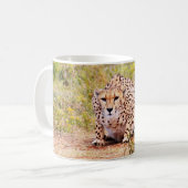 Mug de café cheetah du Zimbabwe (Devant gauche)