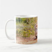 Mug de café cheetah du Zimbabwe (Gauche)