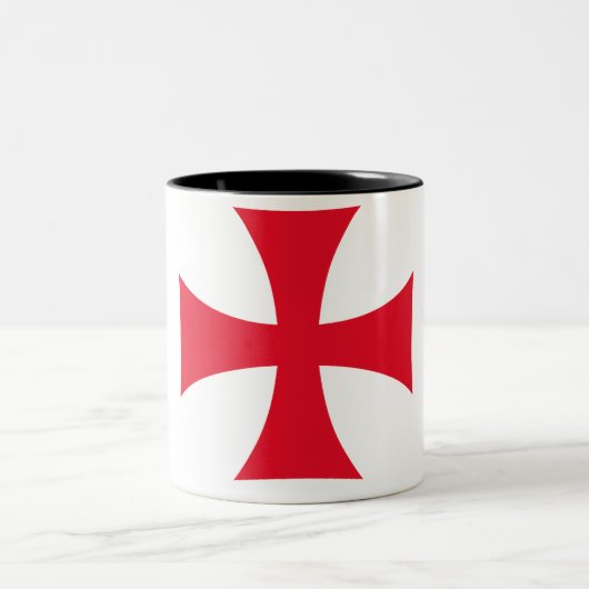 Mug de café Chevalier Templier Croisé (Centre)