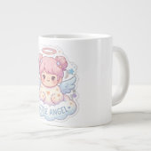 Mug de café Chibi Fille Ange Mignon Kawaii (Devant droit)