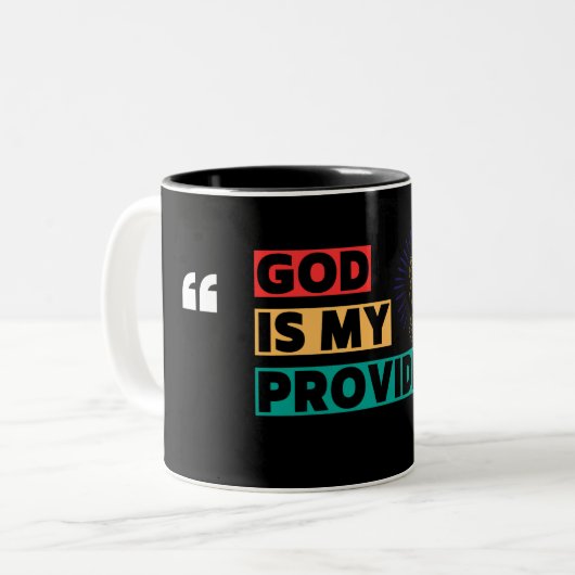 Mug de café chrétien (Devant gauche)
