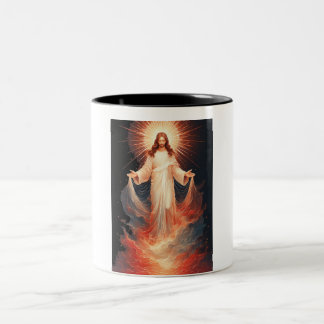 Mug de café chrétien du Christ glorieux ressuscité
