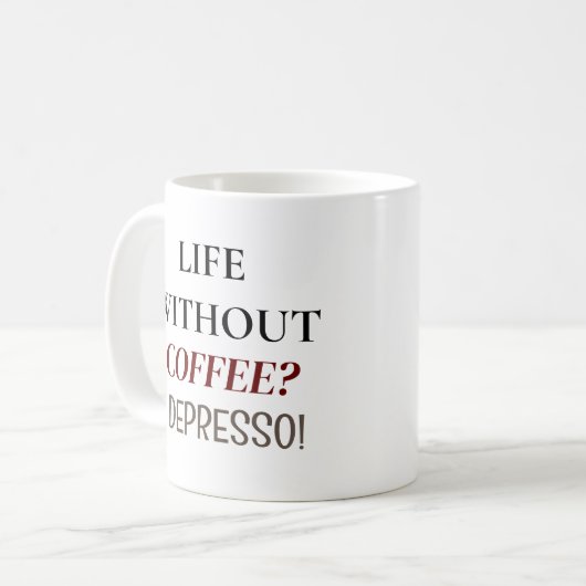 Mug de café classique (Devant gauche)