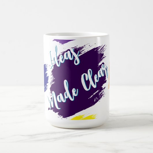 Mug de café coloré (Centre)