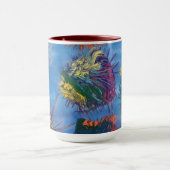 Mug de café coloré (Centre)