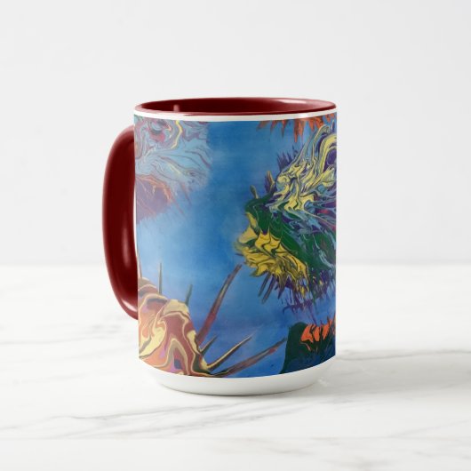 Mug de café coloré (Devant gauche)