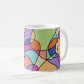 Mug de café coloré (Devant droit)