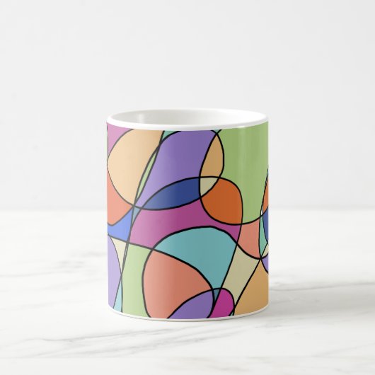 Mug de café coloré (Centre)