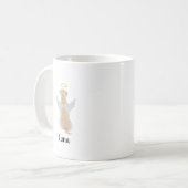 Mug de café commémoratif de chien personnalisé (Devant gauche)