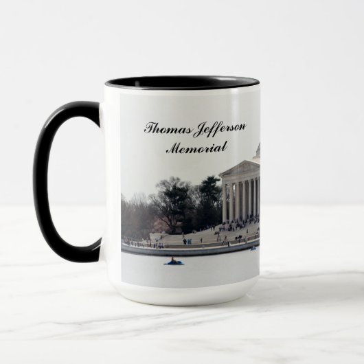 Mug de café commémoratif Thomas Jefferson (Gauche)