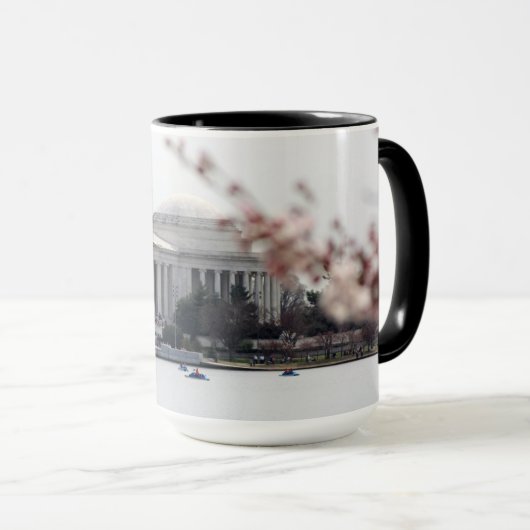 Mug de café commémoratif Thomas Jefferson (Devant droit)