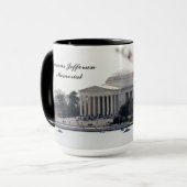 Mug de café commémoratif Thomas Jefferson (Devant gauche)