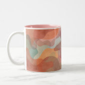 Mug de café couleur deux tons Abstrait (Gauche)