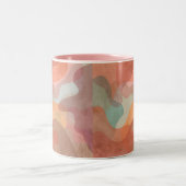 Mug de café couleur deux tons Abstrait (Centre)