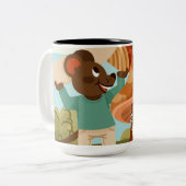 Mug de café Cozy Two-Tone pour siroter (Devant gauche)