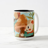 Mug de café Cozy Two-Tone pour siroter (Devant droit)