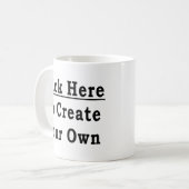 Mug de café (Créez votre propre) (Devant gauche)