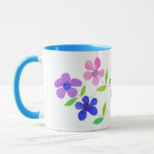 Mug de café d'alimentation en fleurs (Gauche)