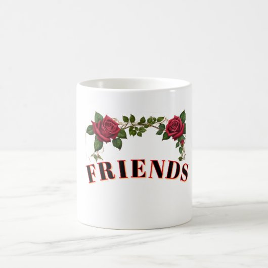Mug de café d'amis (Centre)