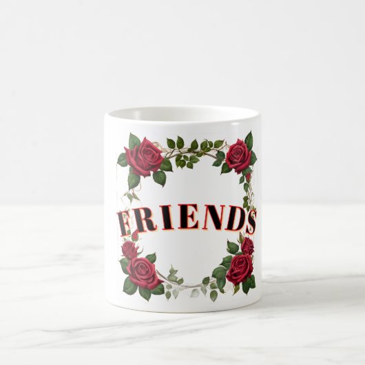 Mug de café d'amis (Centre)
