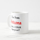 mug de café d'arizona (Devant gauche)