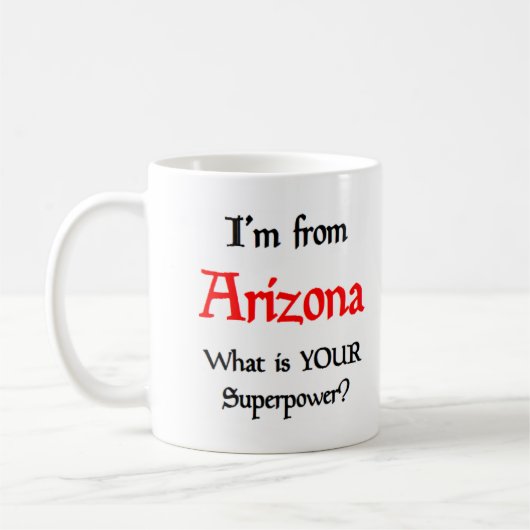 mug de café d'arizona (Gauche)