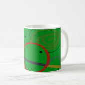 Mug de café d'art inspiré par Miro Abstrait (Devant droit)