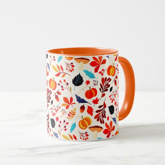 Mug de café d'automne (Devant droit)