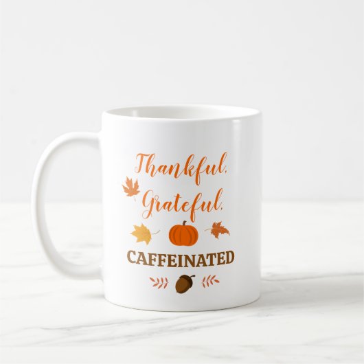 Mug de café d'automne (Gauche)