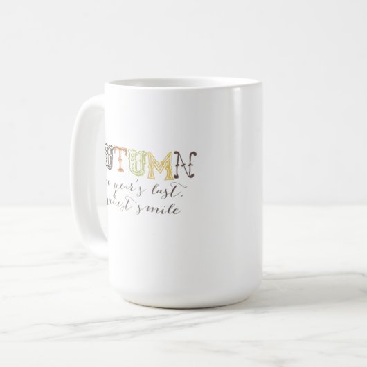 Mug de café d'automne (Devant gauche)