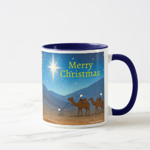 Mug de café de 11 oz Holy Night Selfie Noël