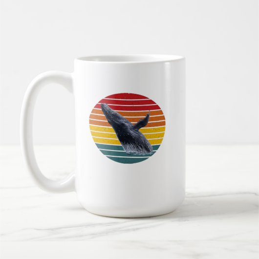 Mug de café de baleine à bosse (Gauche)