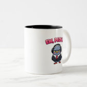 Mug de café de bureau de pigeon de gens Ew drôle (Devant droit)