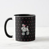 Mug de café de caniche rétro (Gauche)