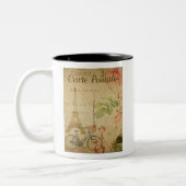 Mug de café de carte postale française (Gauche)