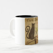 Mug de café de carte postale française (Devant gauche)
