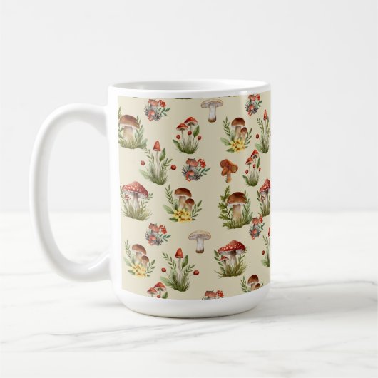 Mug de café de champignons (Gauche)