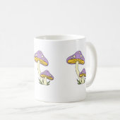 Mug de café de champignons violets (Devant droit)
