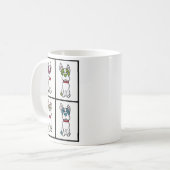 Mug de café de chien - Boston Terrier (Devant gauche)