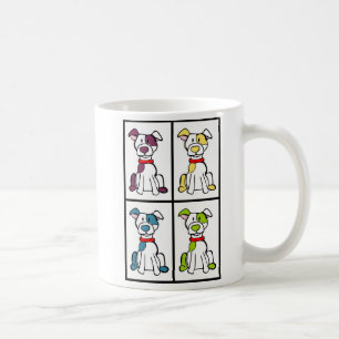 Mug de café de chien - race de taureaux