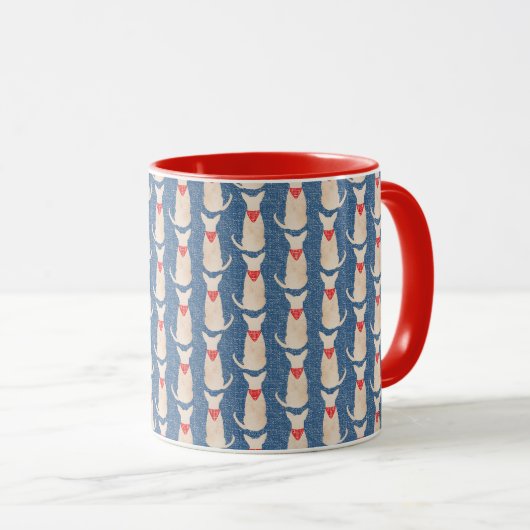 Mug de café de Chihuahua Fawn (Devant droit)