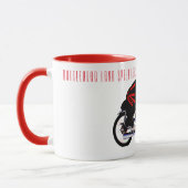 Mug de café de course de fond (Gauche)