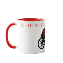 Mug de café de course de fond