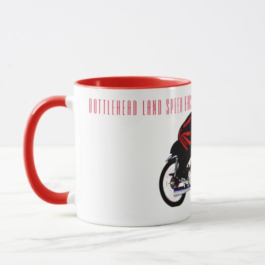 Mug de café de course de fond (Gauche)