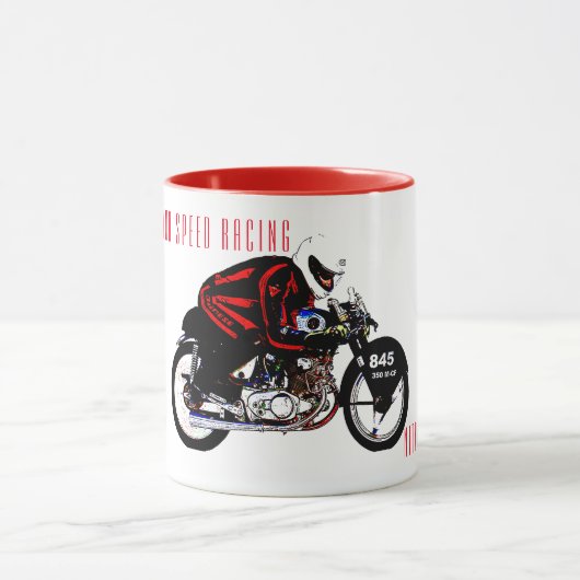 Mug de café de course de fond (Centre)