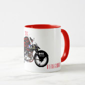 Mug de café de course de fond (Devant droit)