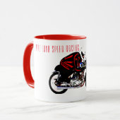 Mug de café de course de fond (Devant gauche)