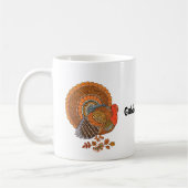 Mug de café de dinde de Thanksgiving (Gauche)