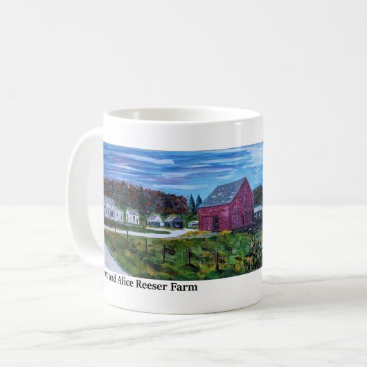 Mug de café de ferme Oliver Reeser (Devant gauche)